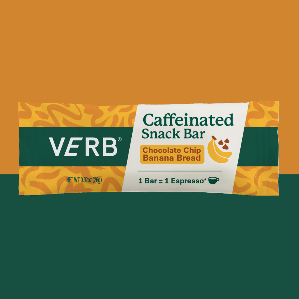 Verb Energy Caffeinated Snack Bar Chocolate Chip Banana Bread - Add to your Oh Goodie snack box today