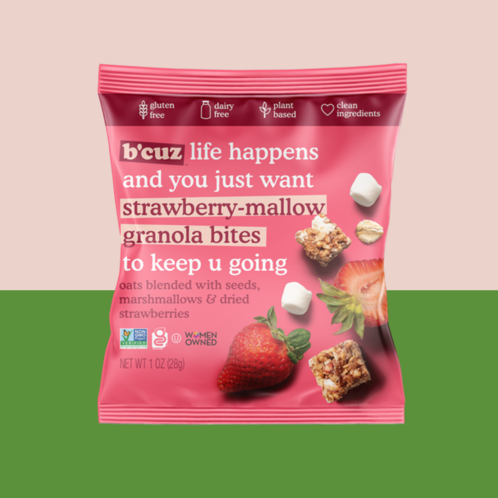 B'cuz Strawberry Mallow Granola Bites - add to your Oh Goodie! snack box