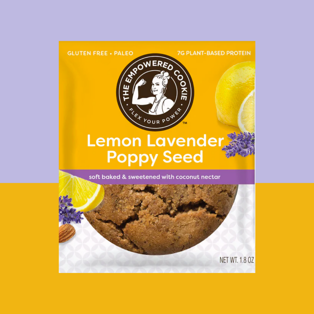 The Empowered Cookie Lemon Lavender Poppy Seed - add to your Oh Goodie! snack box