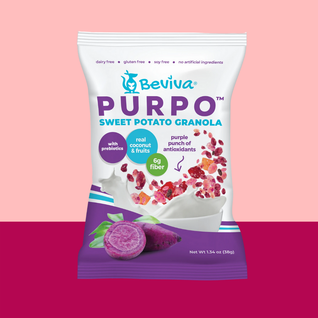 Beviva Purpo Sweet Potato Granola - add to your snack box