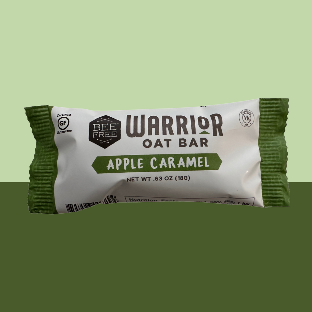Bee Free Warrior Oat Bar Apple Caramel - add to your Oh Goodie snack box