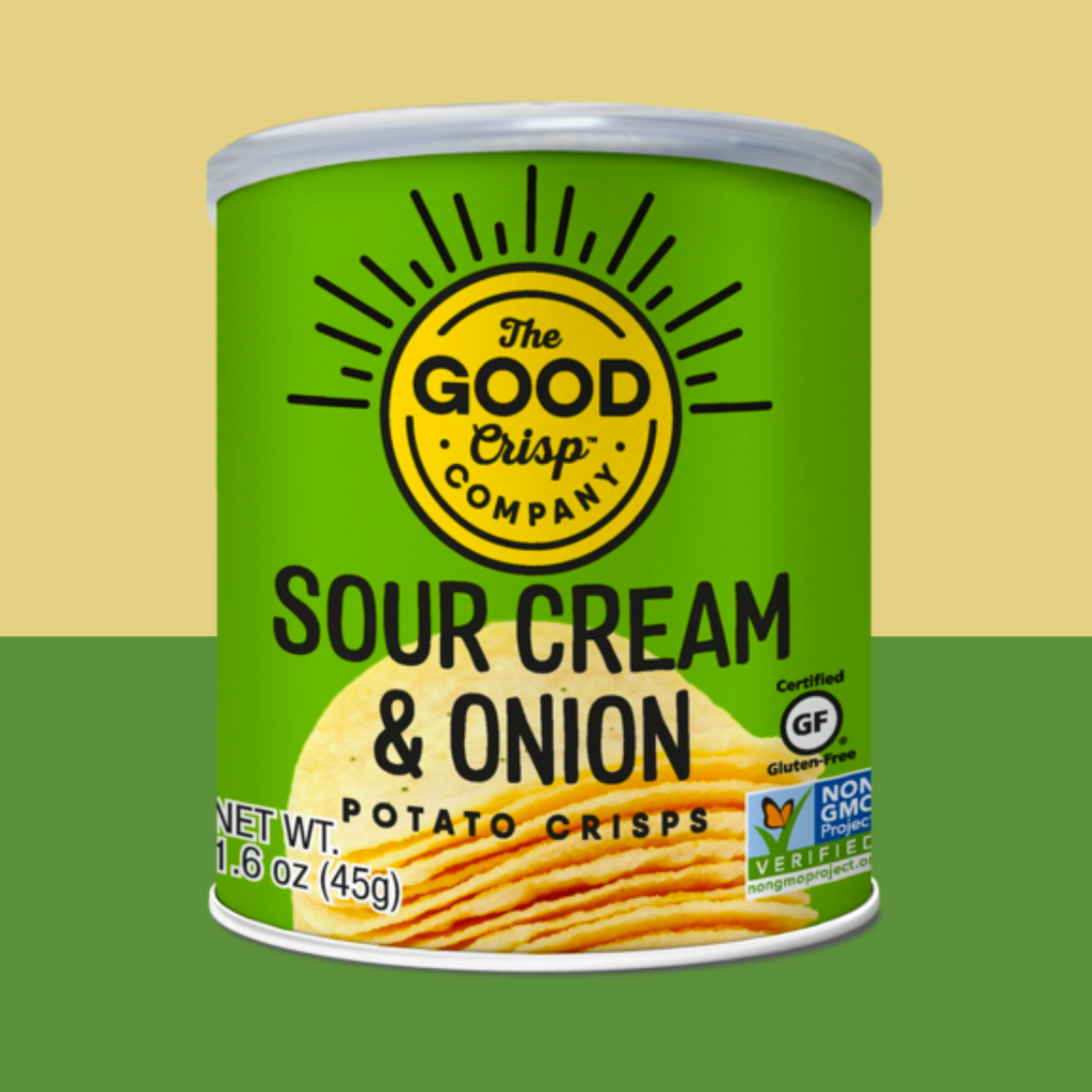 The Good Crisp Sour Cream and Onion Potato Crisps - add to your Oh Goodie snack box 
