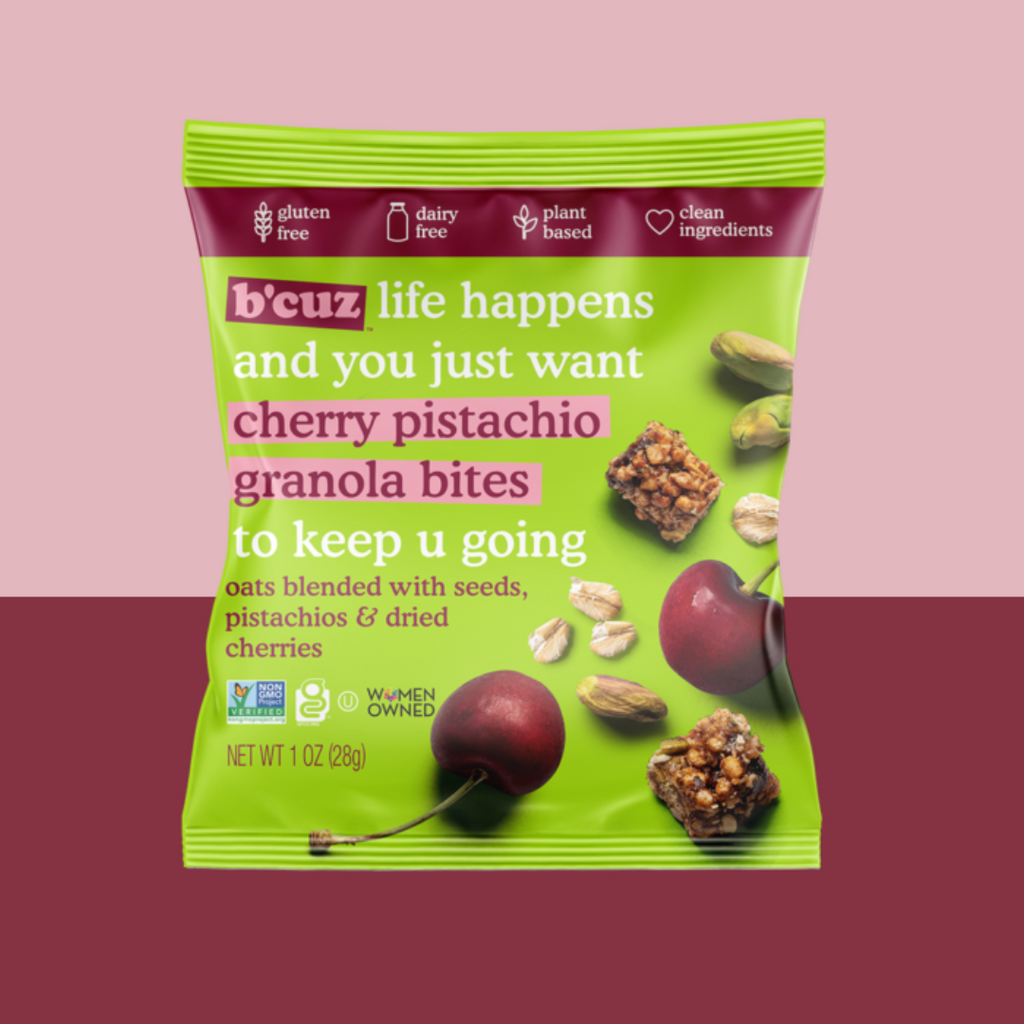 B'cuz Cherry Pistachio Granola Bites - add to your Oh Goodie! snack box