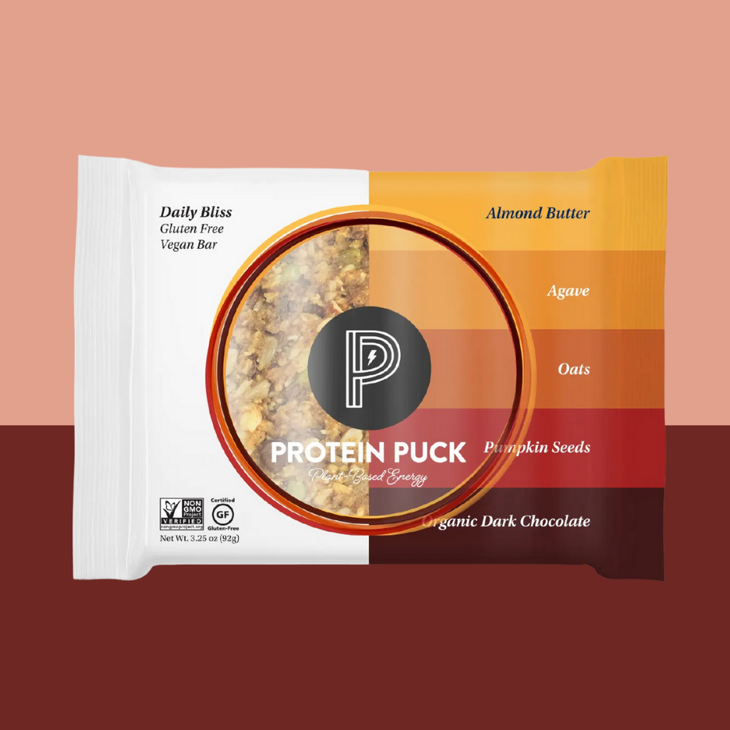 Protein Puck Daily Bliss gluten and vegan granola bar - add to your Oh Goodie! snack box