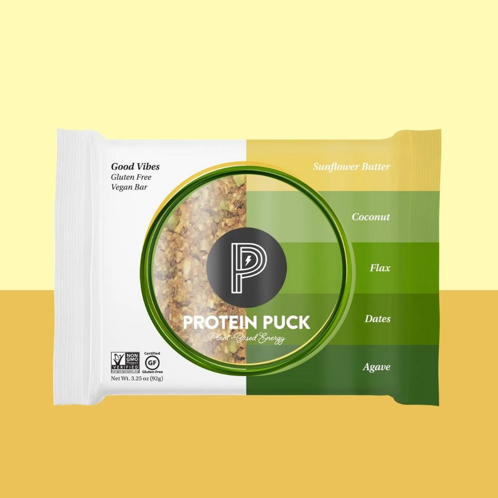 Protein Puck Good Vibes Bar - add to your Oh Goodie! snack box